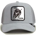 truckerkeps-gra-tjur-raging-silver-bull-metallic-the-farm-fran-goorin-bros
