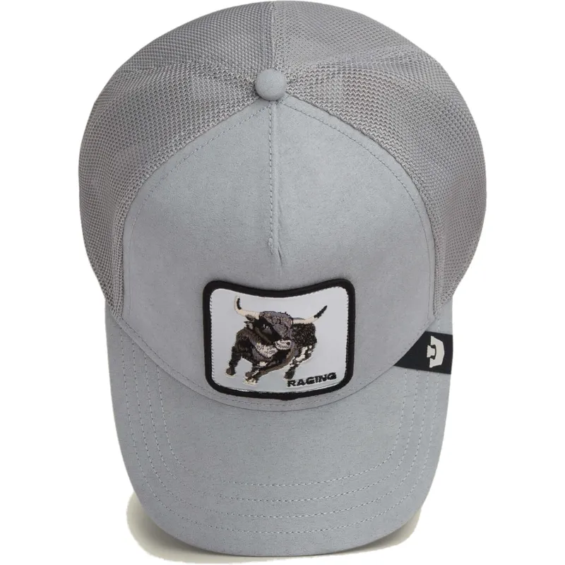 cappellino-trucker-grigio-toro-raging-silver-bull-metallic-the-farm-di-goorin-bros