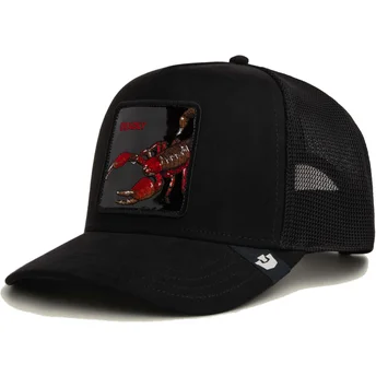 Cappellino trucker nero scorpione Deadly Black Out Scorpion Metallic The Farm di Goorin Bros.