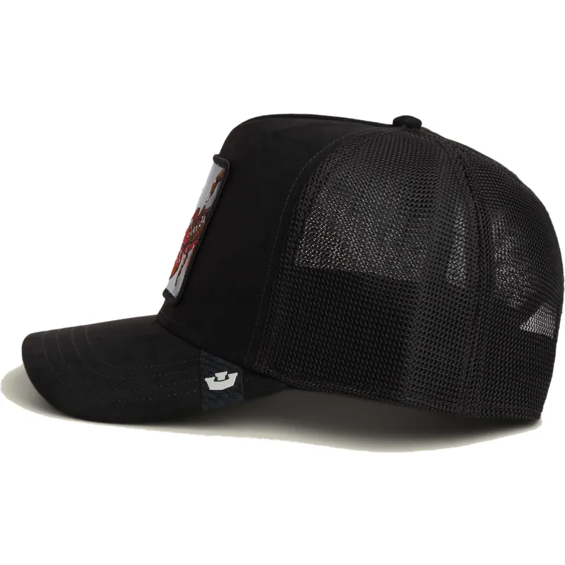 cappellino-trucker-nero-scorpione-deadly-black-out-scorpion-metallic-the-farm-di-goorin-bros