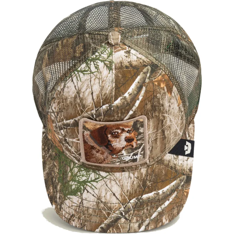 trucker-kasket-camouflage-hund-realtree-edge-grump-dog-the-farm-fra-goorin-bros