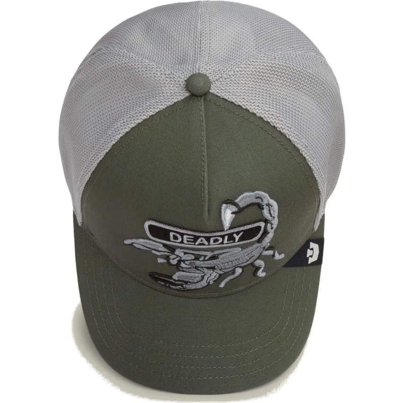 casquette-trucker-verte-scorpion-classic-rocker-deadly-the-farm-goorin-bros