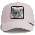 casquette-trucker-rose-koala-dope-terry-cloth-the-farm-goorin-bros