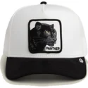 casquette-trucker-blanche-et-noire-panthere-microsuede-black-panther-the-farm-goorin-bros