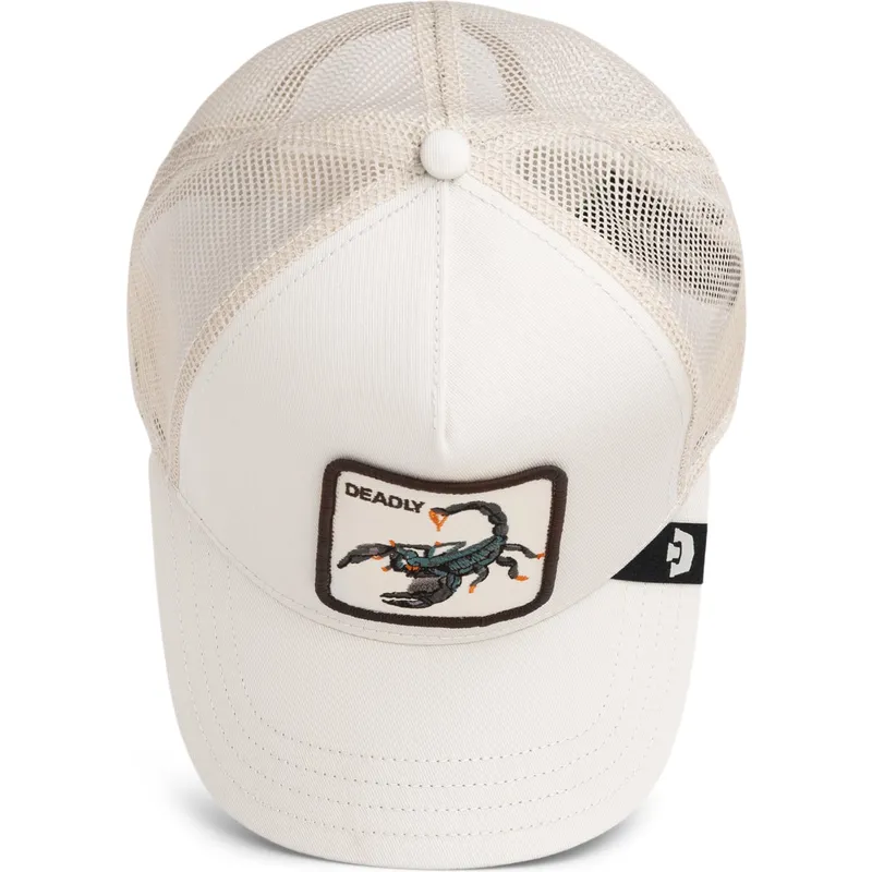 cappellino-trucker-beige-scorpione-deadly-scorpion-the-farm-di-goorin-bros