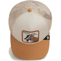 casquette-trucker-marron-claire-chevre-the-goat-the-farm-goorin-bros