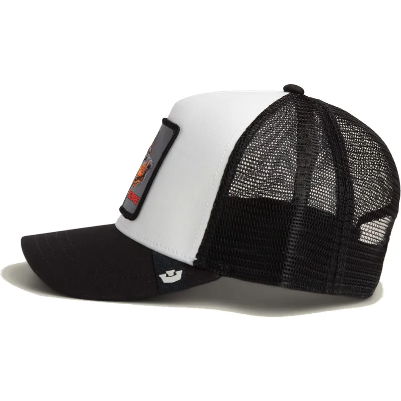 trucker-kasket-sort-dobermann-hund-beware-the-farm-fra-goorin-bros