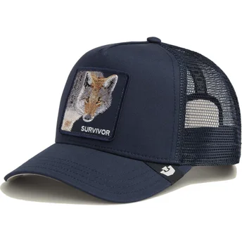 Goorin Bros. Wolf Survivor The Farm Navy Blue Trucker Hat