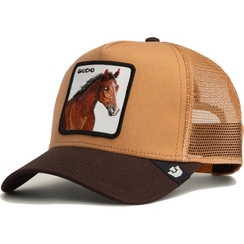 czapka-trucker-brazowa-kon-gaucho-the-farm-od-goorin-bros