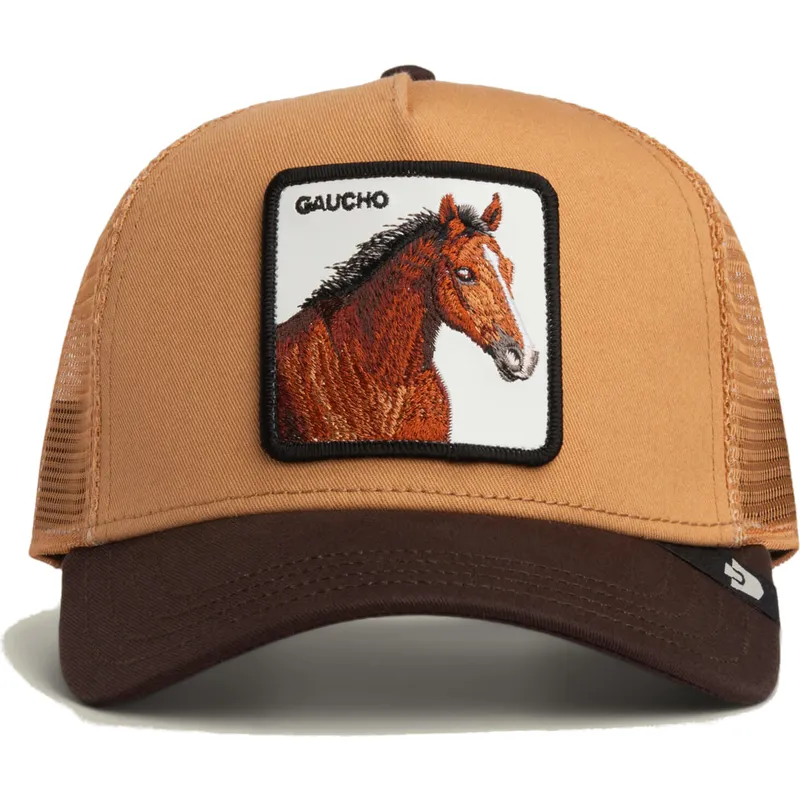 czapka-trucker-brazowa-kon-gaucho-the-farm-od-goorin-bros