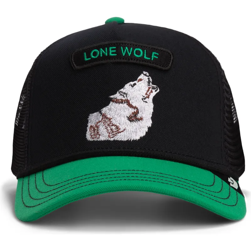 casquette-trucker-verte-loup-pop-rocker-lone-wolf-the-farm-goorin-bros