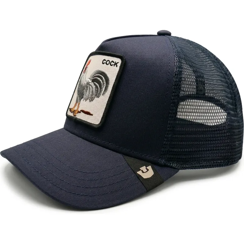 cappellino-trucker-blu-marino-gallo-edge-cock-the-farm-di-goorin-bros