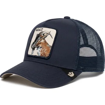 Cappellino trucker blu marino capra Edge Goat The Farm di...