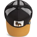 trucker-kasket-sort-og-brun-hund-rottweiler-bad-boy-the-farm-fra-goorin-bros