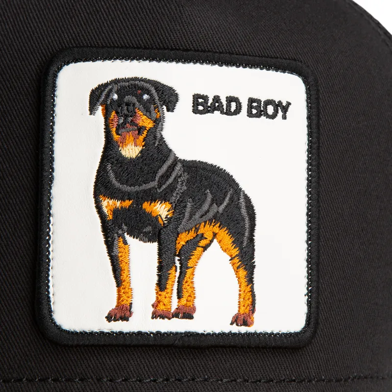 goorin-bros-rottweiler-dog-bad-boy-the-farm-black-and-brown-trucker-hat
