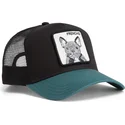 trucker-kasket-sort-og-gron-hund-fransk-bulldog-frenchie-the-farm-fra-goorin-bros