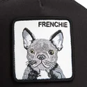 trucker-kasket-sort-og-gron-hund-fransk-bulldog-frenchie-the-farm-fra-goorin-bros