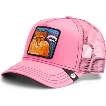 Cappellino trucker rosa leona Queen Pop Art 2 The Farm di Goorin Bros.