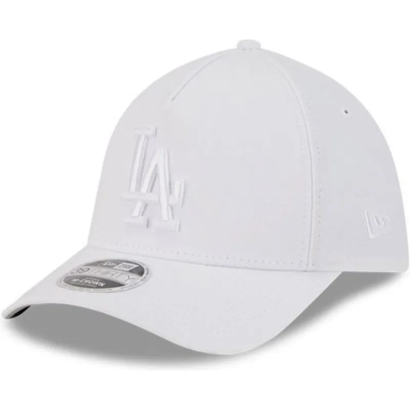 cappellino-curvo-bianco-regolabile-39thirty-m-crown-a-frame-dei-los-angeles-dodgers-mlb-di-new-era