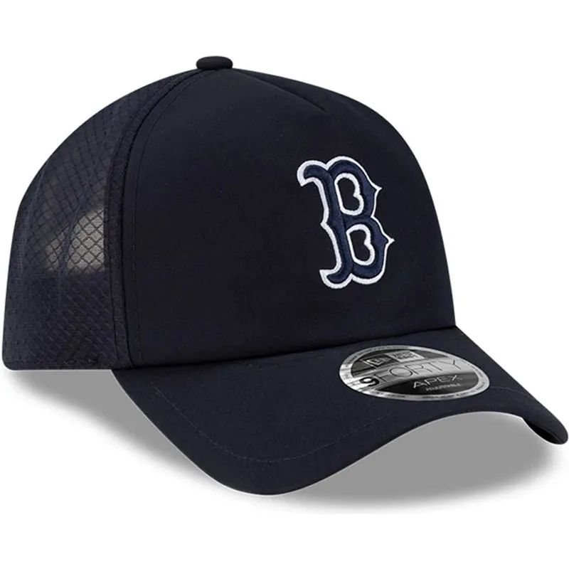 trucker-kasket-marinebla-med-marineblat-logo-9forty-apex-bp-fra-boston-red-sox-mlb-fra-new-era