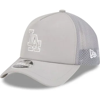 Czapka trucker szara 9FORTY APEX Batting Practice Los Angeles Dodgers MLB New Era