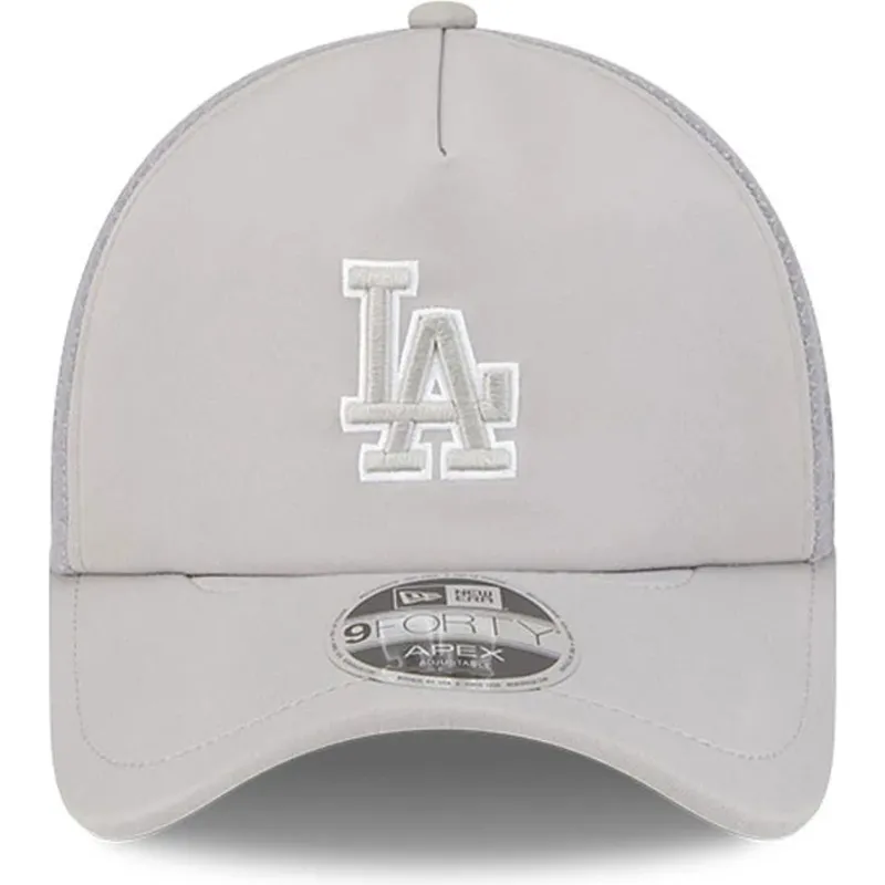 gra-trucker-kasket-9forty-apex-batting-practice-fra-los-angeles-dodgers-mlb-fra-new-era