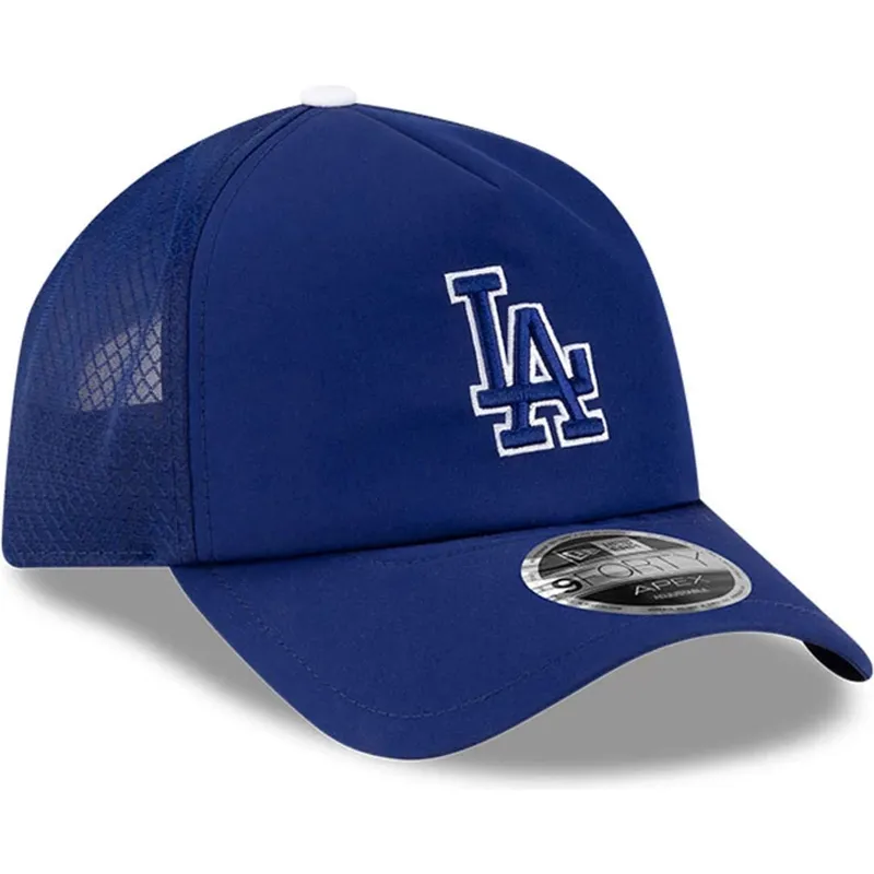 cappellino-trucker-blu-9forty-apex-batting-practice-dei-los-angeles-dodgers-mlb-di-new-era