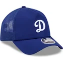 cappellino-trucker-blu-9forty-apex-batting-practice-logo-dei-los-angeles-dodgers-mlb-di-new-era