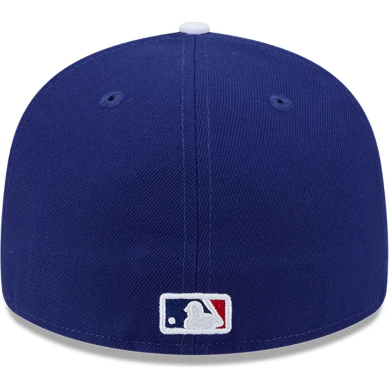 cappellino-curvo-blu-e-bianco-aderente-59fifty-spring-training-dei-los-angeles-dodgers-mlb-di-new-era