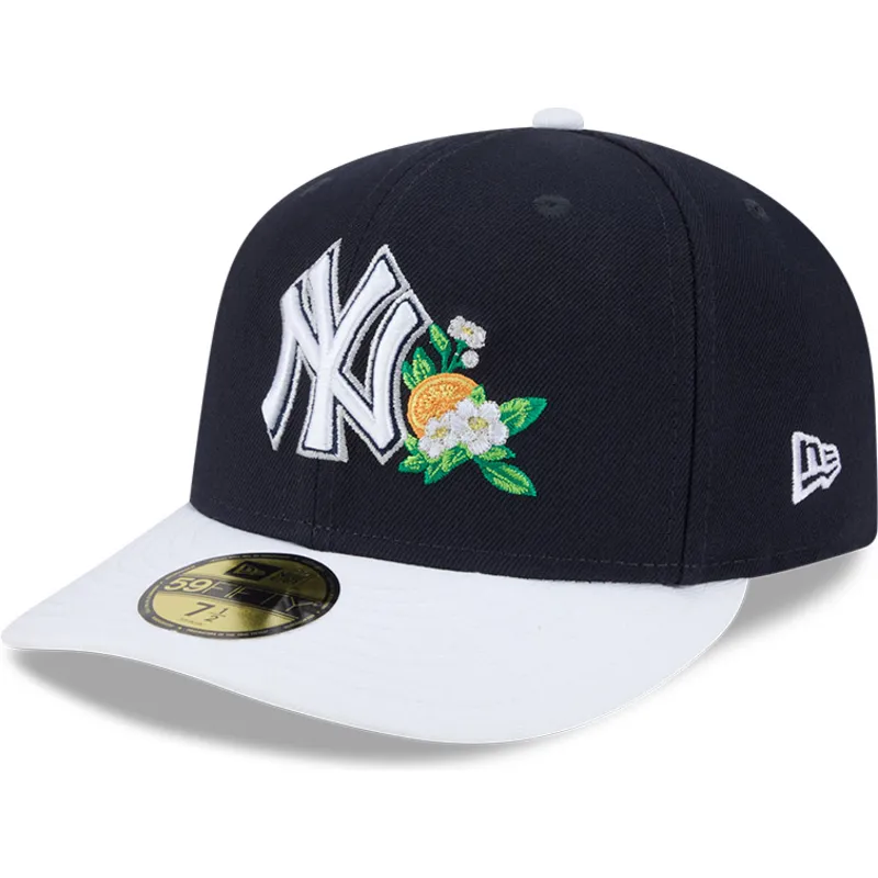 buet-kasket-marinebla-og-hvid-tilpasset-59fifty-spring-training-fra-new-york-yankees-mlb-fra-new-era