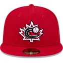 cappello-piatto-rosso-aderente-59fifty-canada-2026-world-baseball-classic-di-new-era