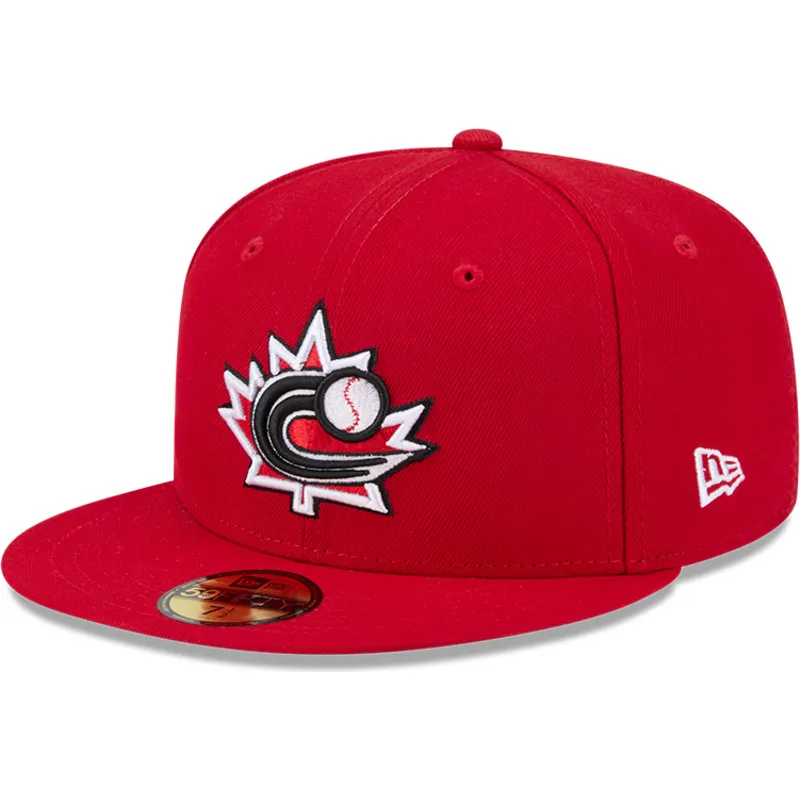 gorra-plana-roja-ajustada-59fifty-canada-2026-world-baseball-classic-de-new-era