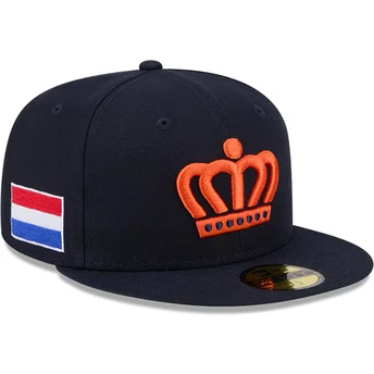Granatowa dopasowana czapka z daszkiem 59FIFTY The Netherlands 2026 World Baseball Classic New Era