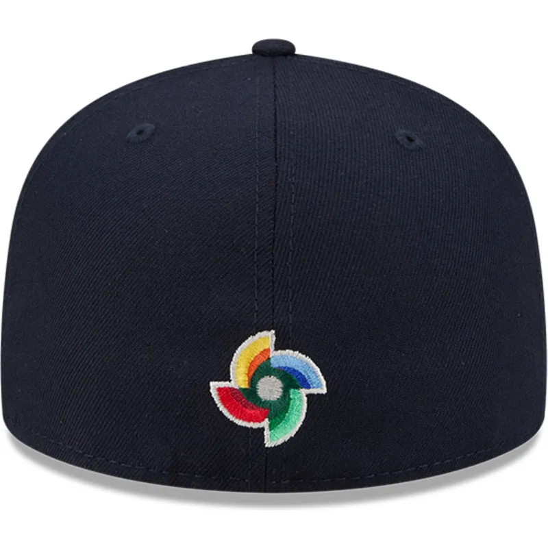 cappello-piatto-blu-marino-regolabile-59fifty-the-netherlands-2026-world-baseball-classic-di-new-era