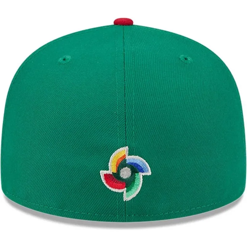 gron-fitted-59fifty-flad-kasket-mexico-2026-world-baseball-classic-fra-new-era