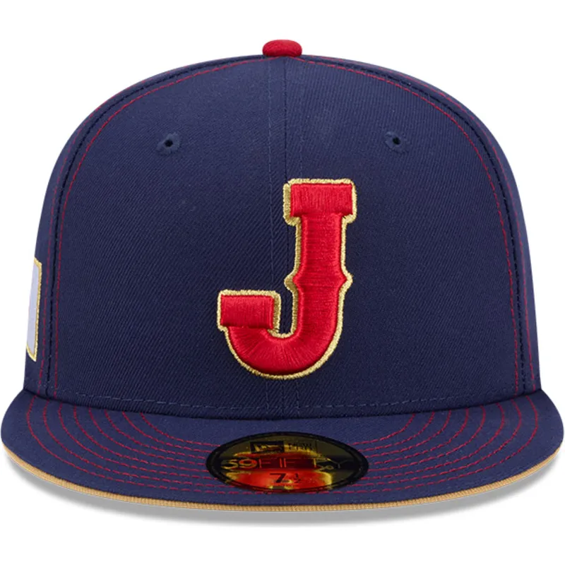 flad-kasket-marinebla-tilpasset-59fifty-japan-2026-world-baseball-classic-fra-new-era