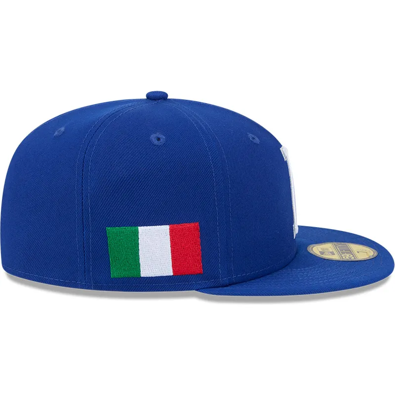 cappello-piatto-blu-regolabile-59fifty-italy-2026-world-baseball-classic-di-new-era