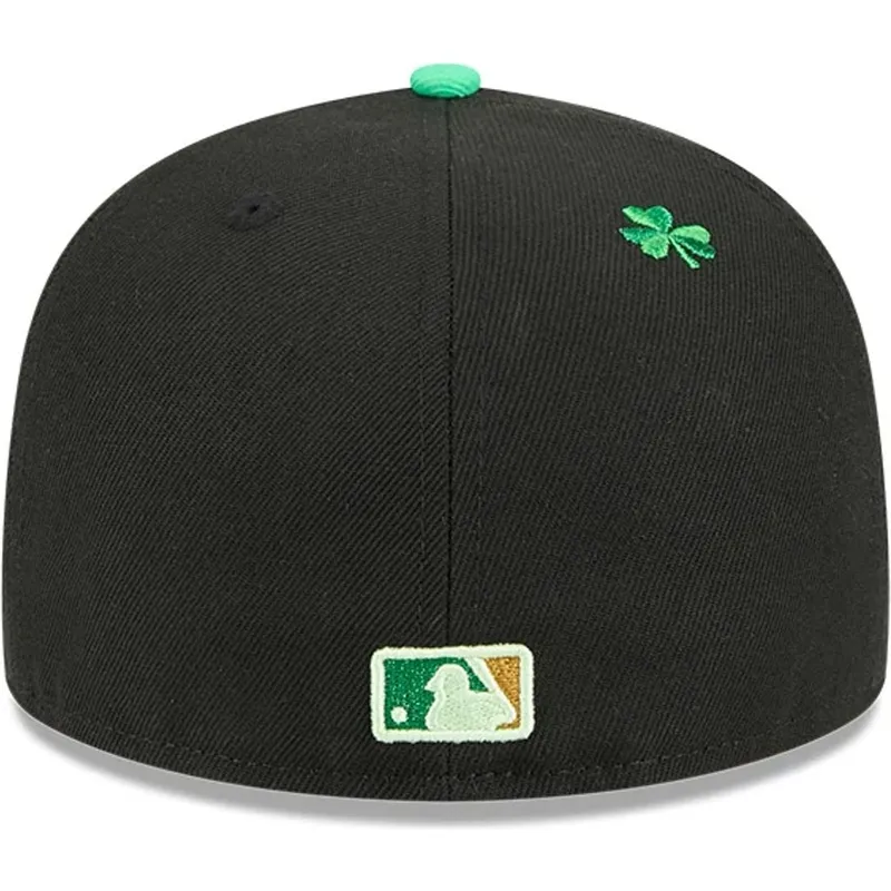 sort-fitted-59fifty-saint-patrick-s-day-kasket-fra-los-angeles-dodgers-mlb-af-new-era