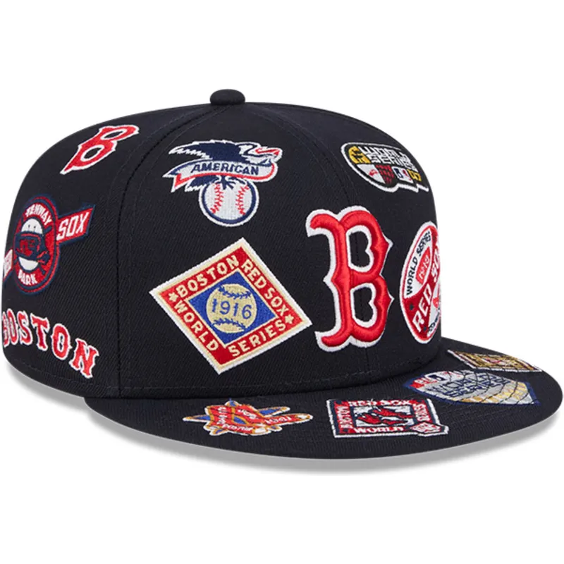 cappello-piatto-blu-marino-chiuso-59fifty-all-over-dei-boston-red-sox-mlb-di-new-era