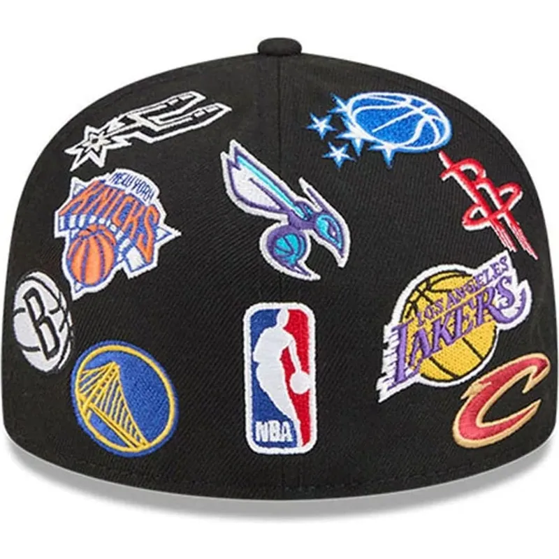 czarna-dopasowana-czapka-z-daszkiem-59fifty-all-over-nba-new-era
