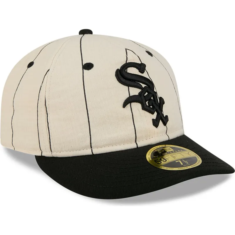 plaska-czapka-bezowa-dopasowana-59fifty-retro-crown-linen-chicago-white-sox-mlb-new-era