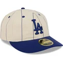 beige-gebogene-angepasste-59fifty-retro-crown-linen-kappe-der-los-angeles-dodgers-mlb-von-new-era