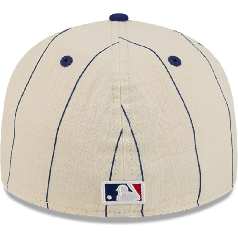 cappellino-curvo-beige-chiuso-59fifty-retro-crown-linen-dei-los-angeles-dodgers-mlb-di-new-era