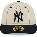 buet-beige-fitted-kasket-59fifty-retro-crown-linen-fra-new-york-yankees-mlb-fra-new-era