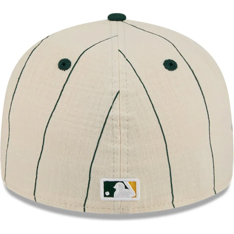 new-era-curved-brim-59fifty-retro-crown-linen-oakland-athletics-mlb-beige-fitted-cap