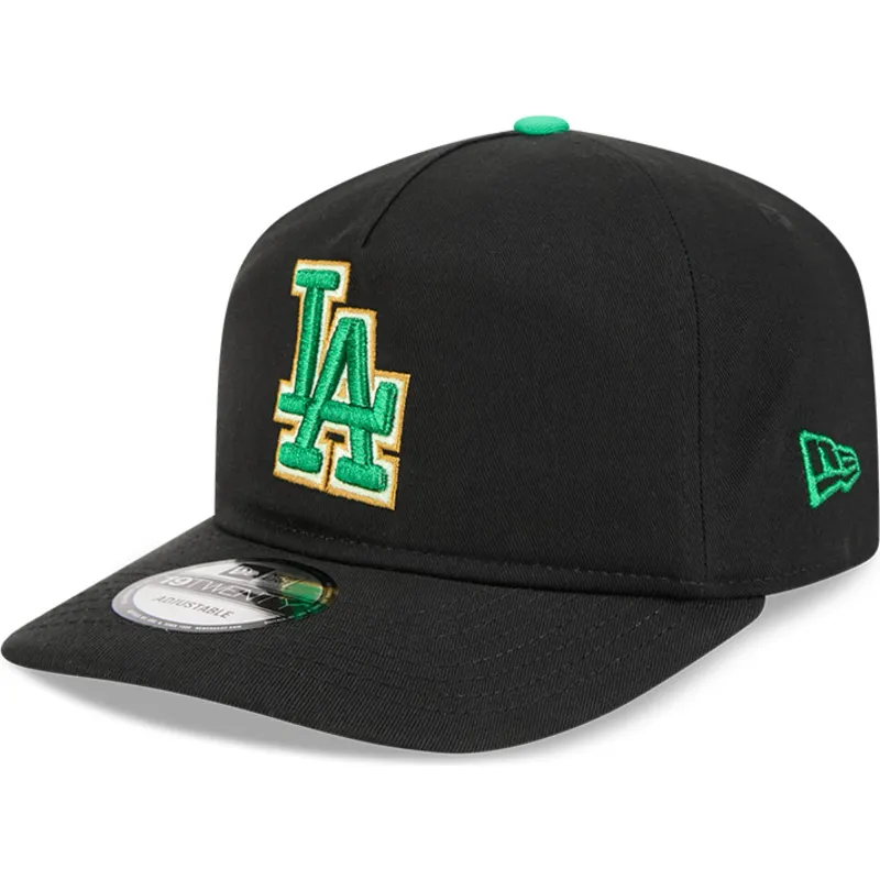 cappellino-curvo-nero-snapback-19twenty-saint-patrick-s-day-dei-los-angeles-dodgers-mlb-di-new-era