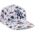buet-kasket-multifarvet-snapback-19twenty-printed-tropical-fra-new-york-yankees-mlb-fra-new-era