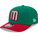gron-och-rod-kurvad-keps-snapback-9seventy-stretch-snap-mexico-2026-world-baseball-classic-fran-new-era