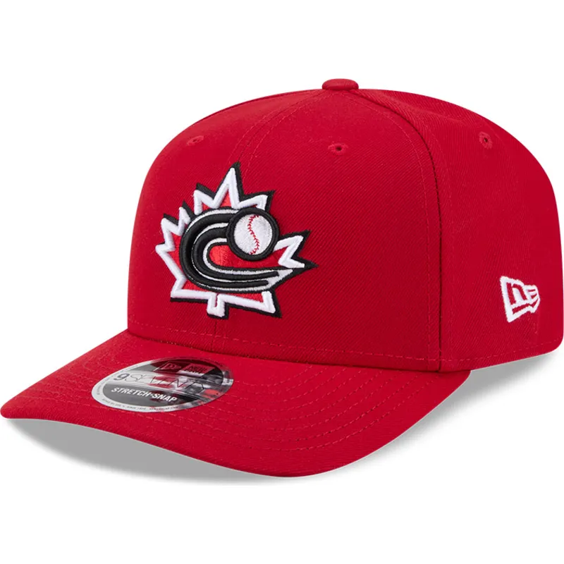 cappellino-curvo-rosso-snapback-9seventy-stretch-snap-canada-2026-world-baseball-classic-di-new-era