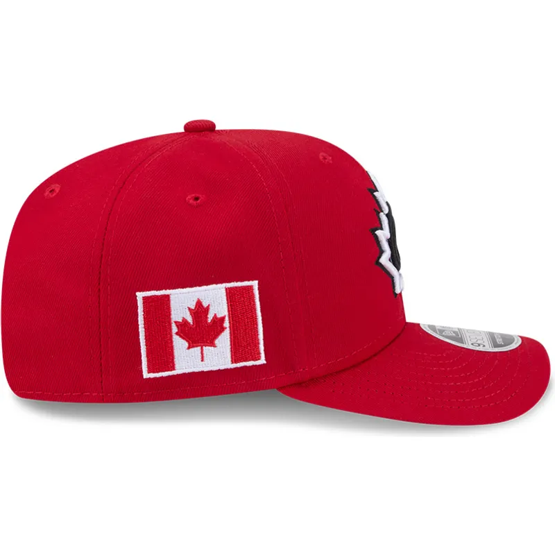 cappellino-curvo-rosso-snapback-9seventy-stretch-snap-canada-2026-world-baseball-classic-di-new-era